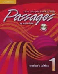Passages: Teacher's Edition 1 (+ Audio CD)