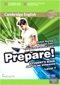 Cambridge English Prepare! Level 7: Student's Book and Online Workbook with Testbank