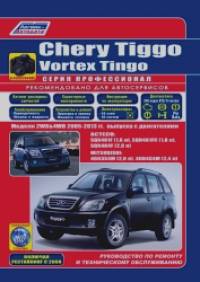 Chery Tiggo and Vortex Tingo 2005-2013 Acteco SQR481F (1,6)/SQR481FC (1,8)/SQR484F (2,0): Mitsubishi 4G63S4M (2,0)/4G64S4M (2,4). Ремонт. Эксплуатация и техническое обслуживание