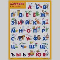 Алфавит в картинках: Плакат