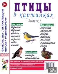 Птицы в картинках: Наглядное пособие для педагогов, логопедов, воспитателей и родителей. Выпуск 1