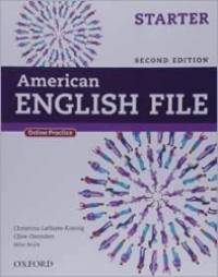 Ameican English File 2E Starter Student Book: With Online Practice