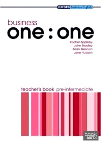 Business one:one Pre-Intermediate: Teacher's Book