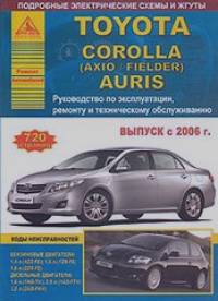 TOYOTA COROLLA, COROLLA AXIO, COROLLA FIELDER, AURIS с 2006 года выпуска: Бензин / дизель