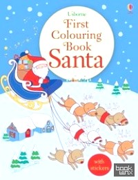 First Coluring Book: Santa